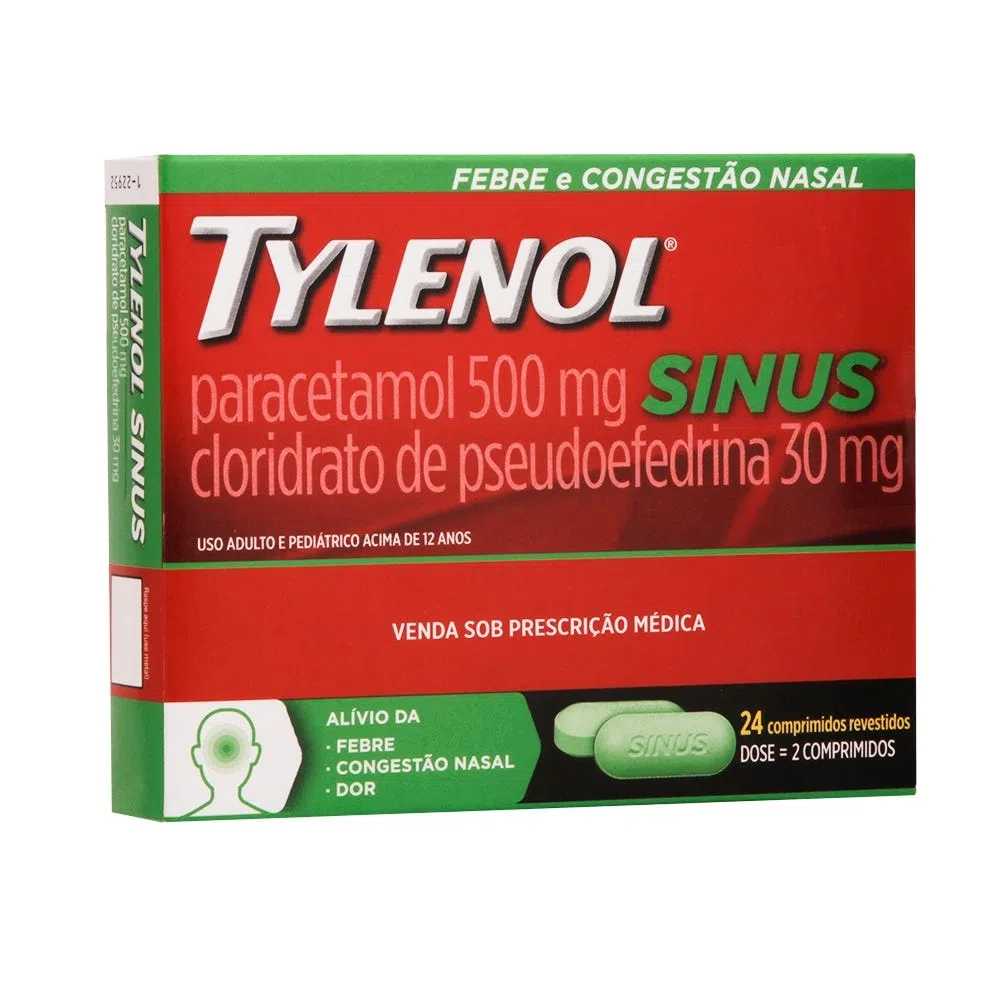 Tylenol-Sinus--500---30mg--24-Comprimidos