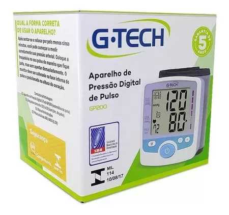 Aparelho De Pressão Digital Automático Pulso GP200