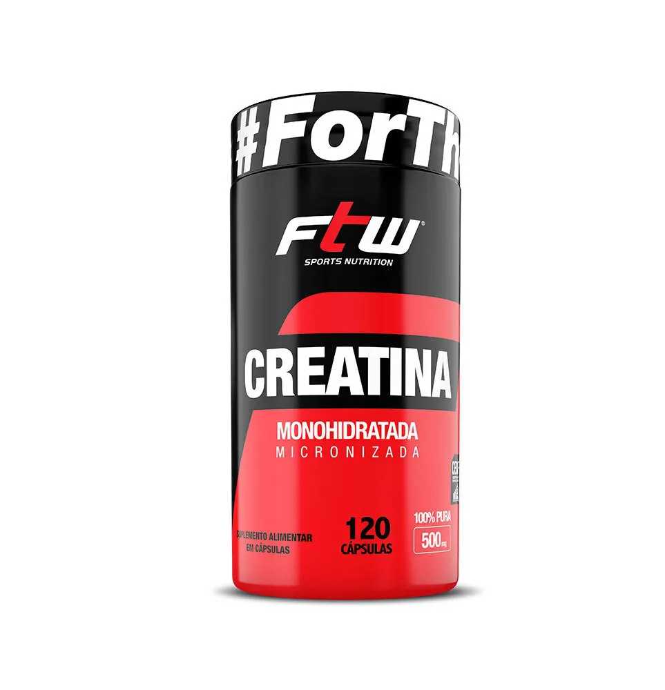 Creatina 500mg 120 Cápsulas-FTW