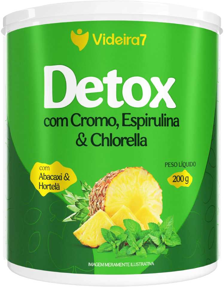 Detox Pó 200g Abacaxi Hortela - Videira7