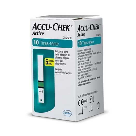 ACCU-CHEK ACTIVE 10 TIRAS