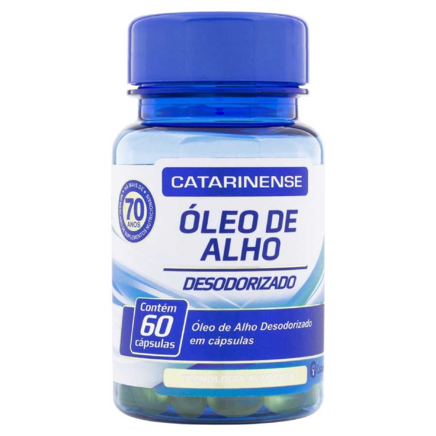 Óleo De Alho Desodorizado 60 Cápsulas-Catarinense