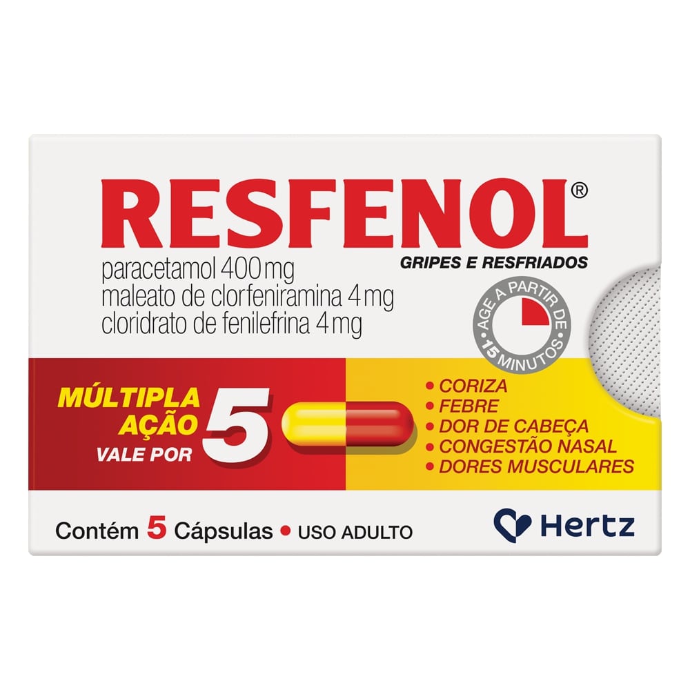 Resfenol 5 Cápsulas