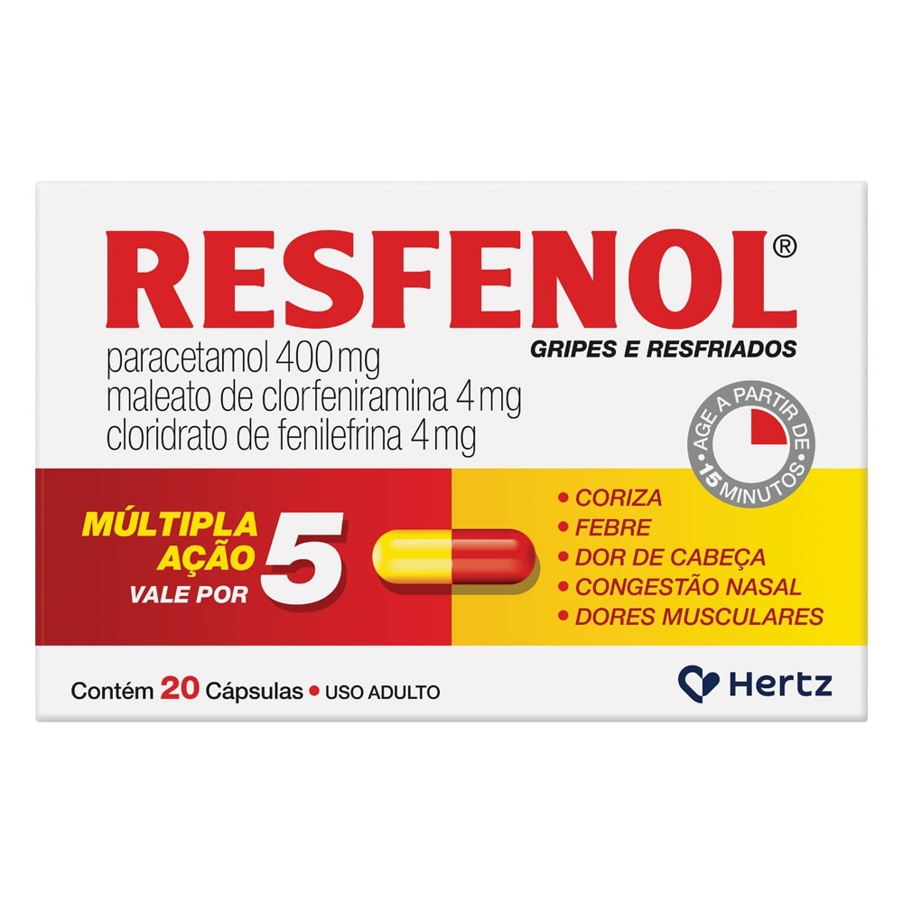 Resfenol 20 Cápsulas