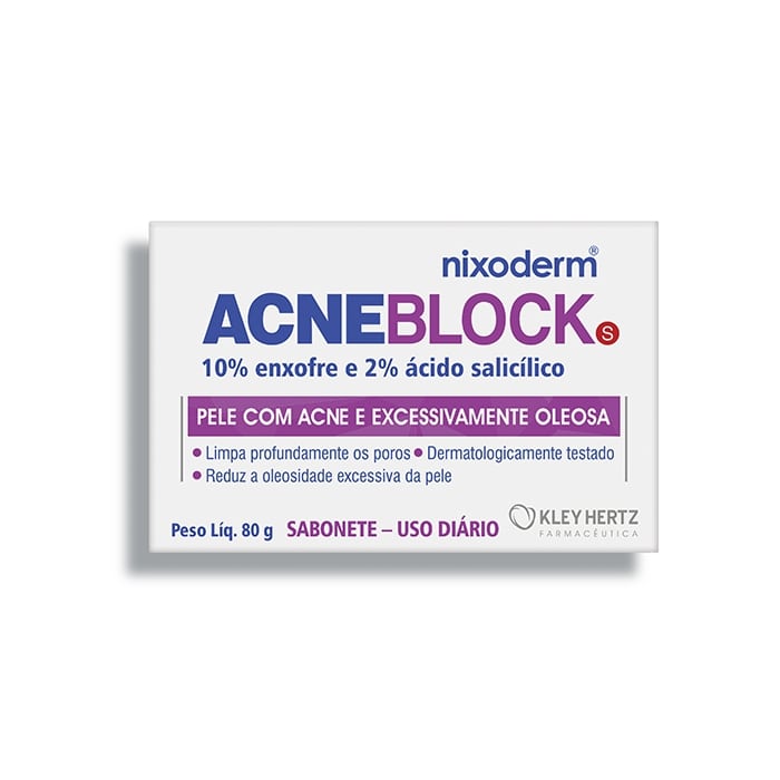 Acneblock Sabonete Barra 80g