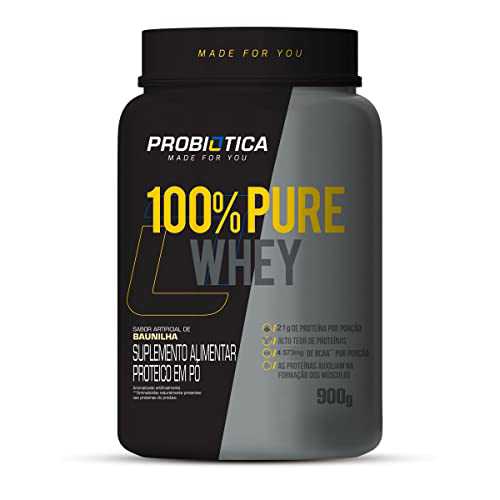 100% Pure Whey 900g Baunilha-Probiótica