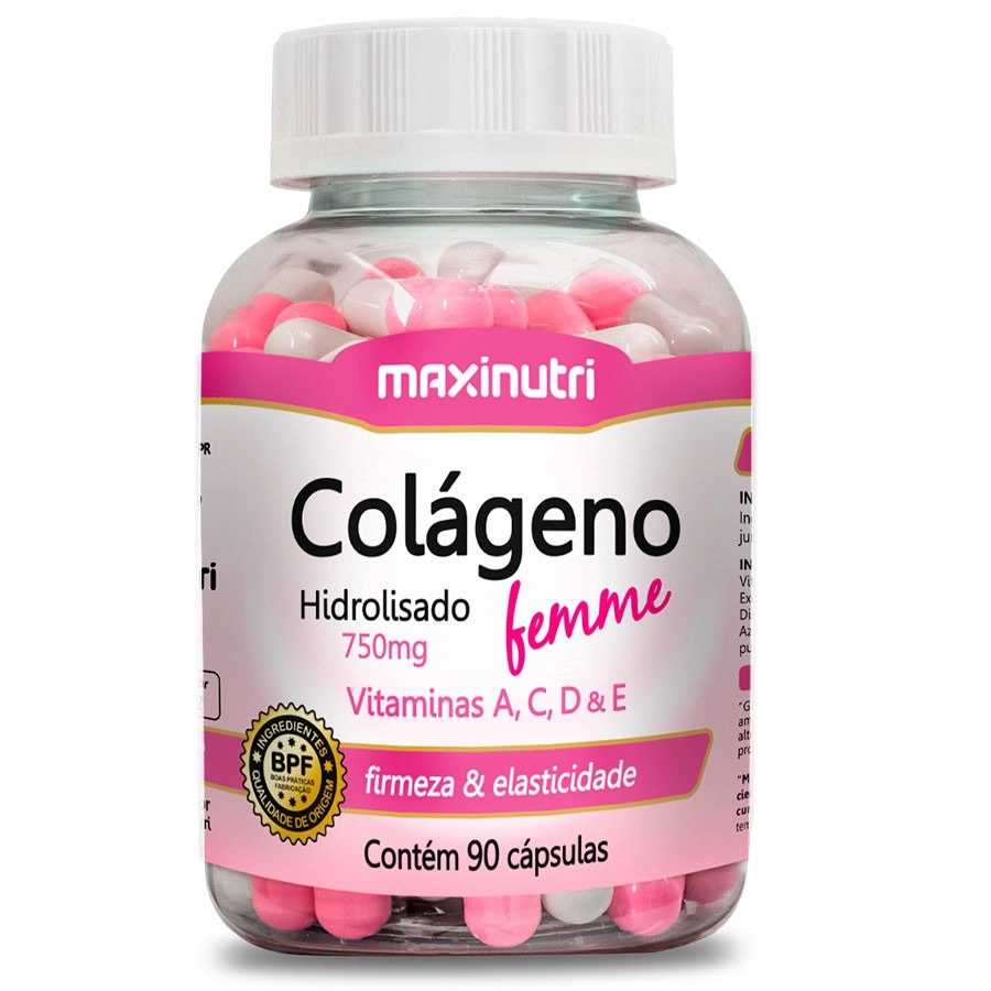 Colágeno Hidrolisado Femme Vitaminas 90 Cápsulas