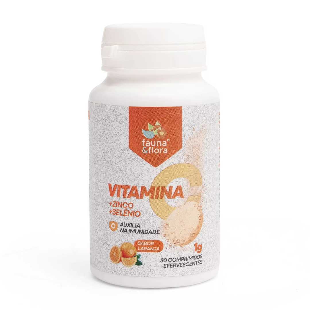 Vitamina C Zinco Selênio 30 Comprimidos-Fauna&Flora