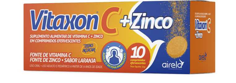 Vitaxon C  Zinco 10 Comprimidos Efervescentes