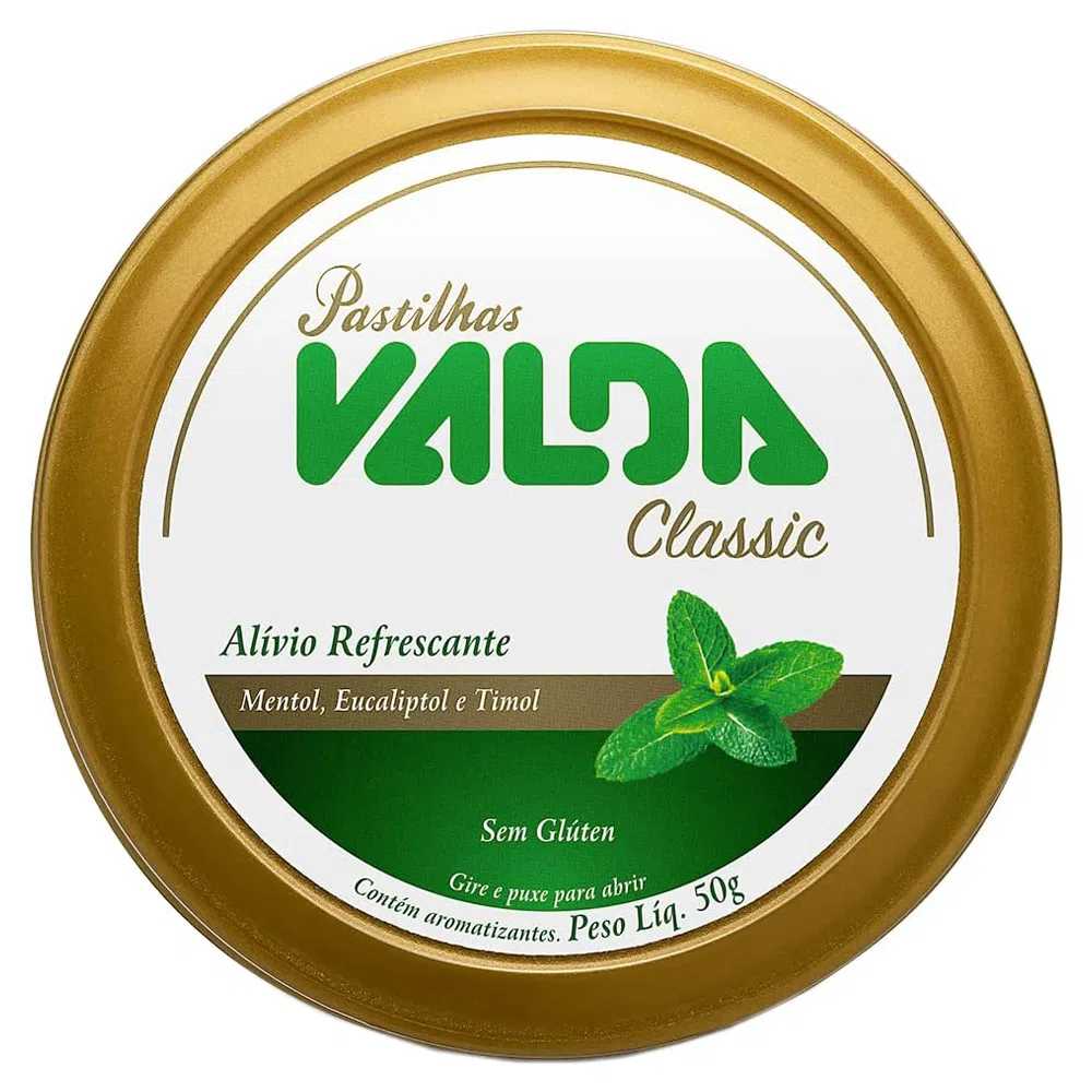 Pastilha Valda Classic  Lata 50g