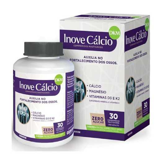 Inove Cálcio 30 Comprimidos Mastigáveis