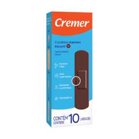 Curativo Cremer Marrom Escuro 10 Unidades