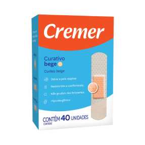 Curativo-Cremer-Care-Bege-40-Unidades