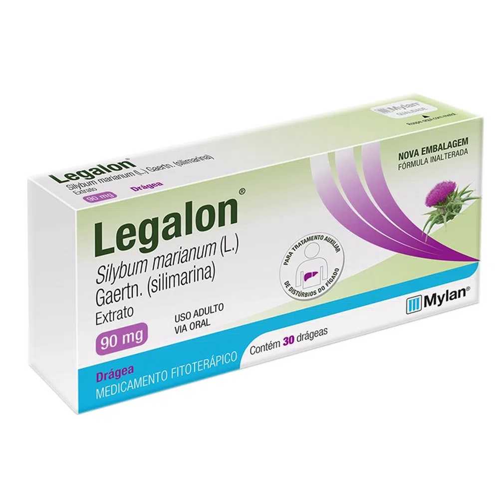 Legalon 90mg 30 Drágeas