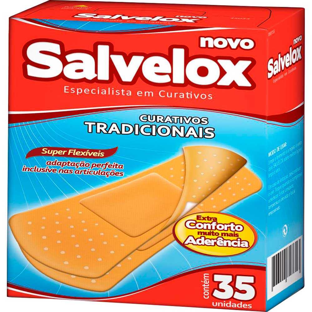 Curativo Tradicional Salvelox 35 Unidades