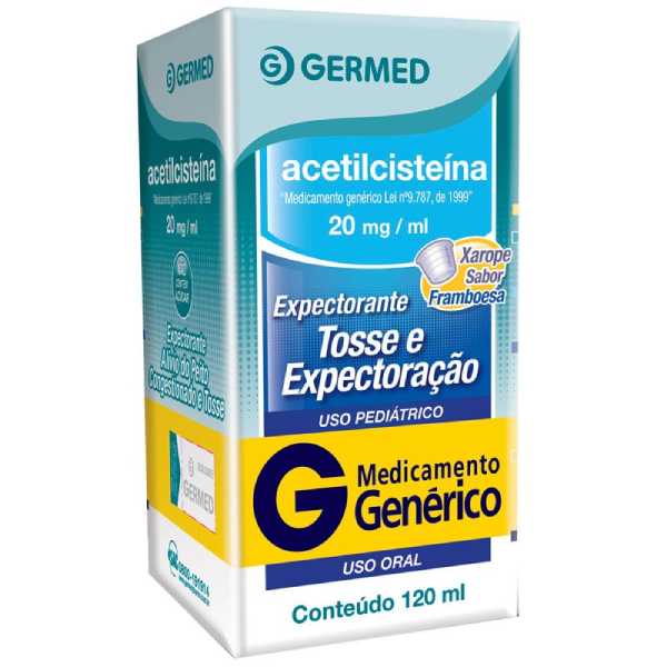 Acetilcist 20mg/ml Xarope Pediátrico 120ml-Germed