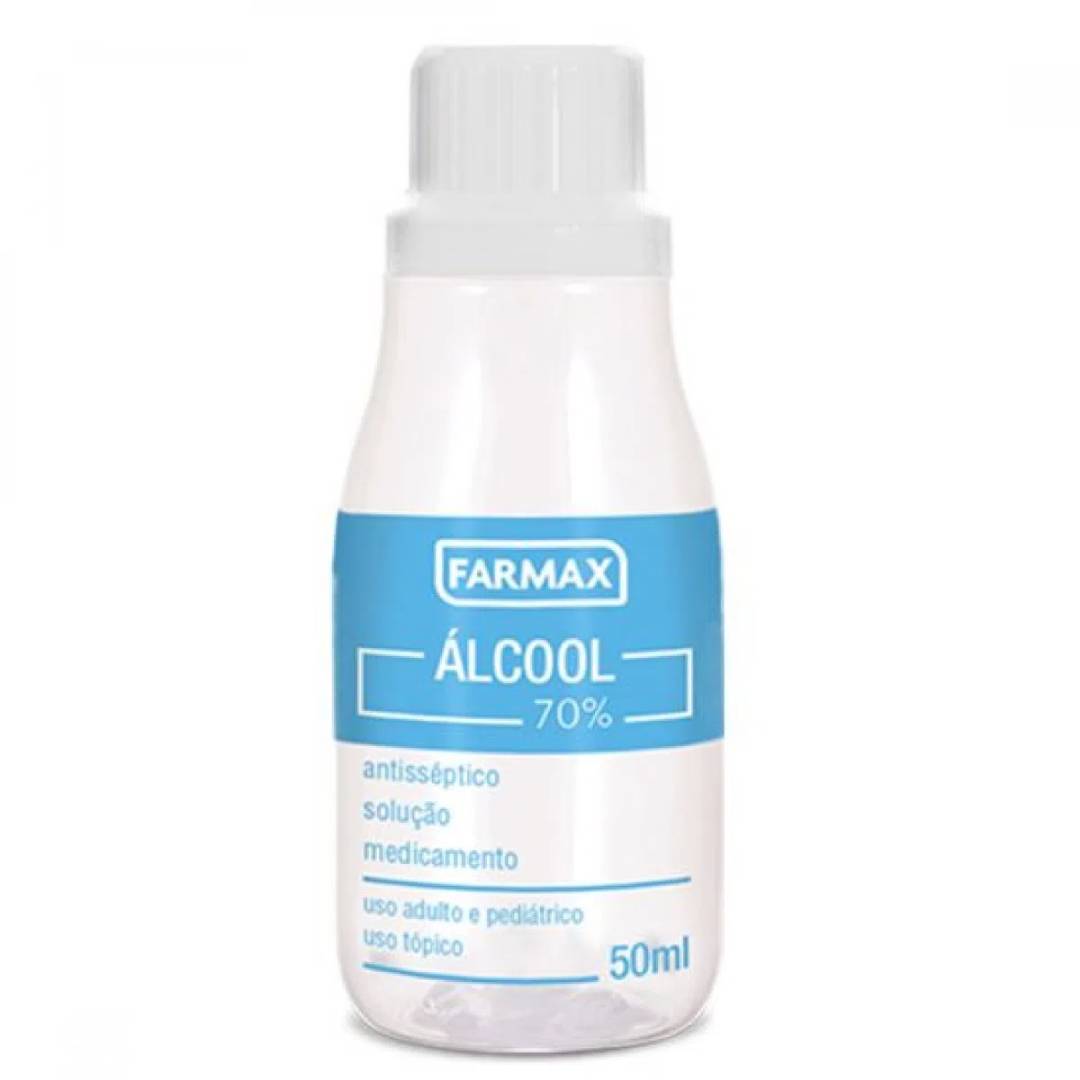 Álcool 70% 50ml Farmax