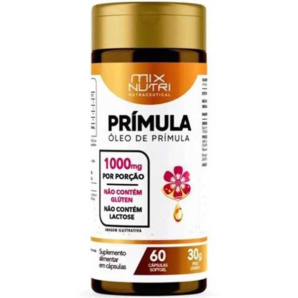 Óleo De Primula 60 Cápsulas-Mix Nutri