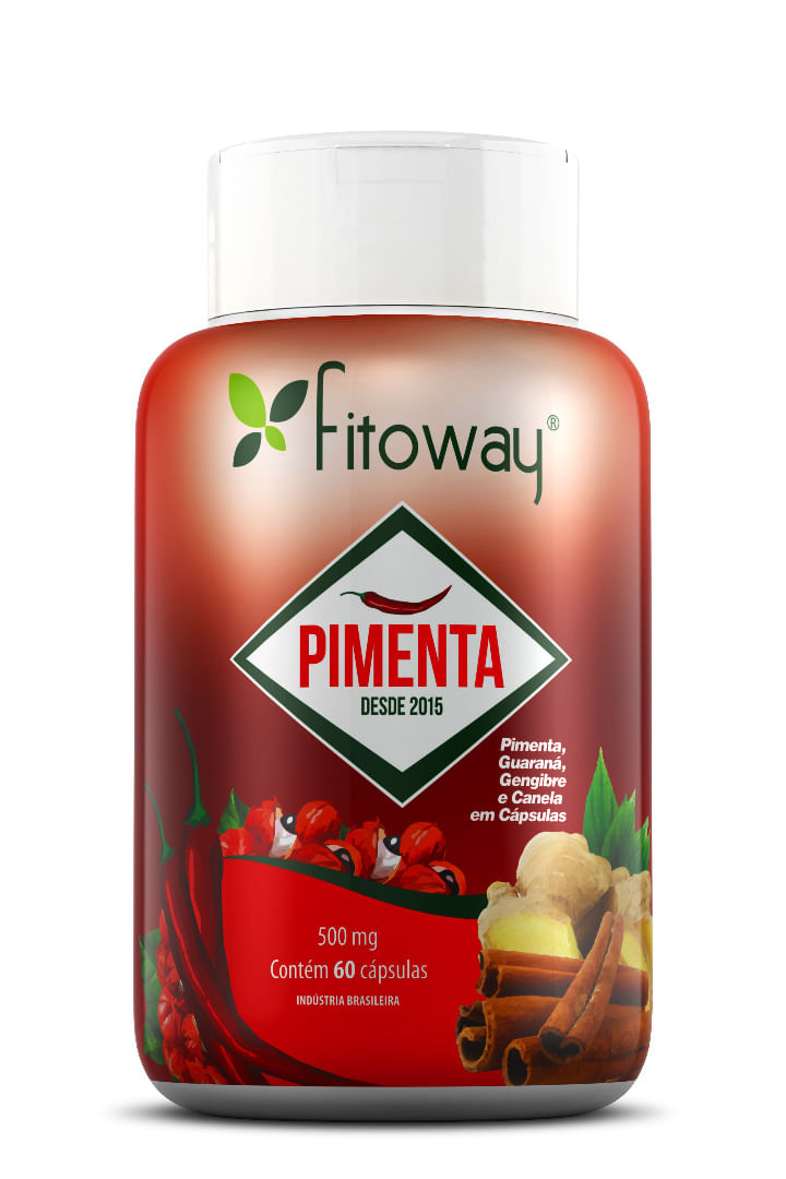 Pimenta 500mg 60 Cápsulas-Fitoway