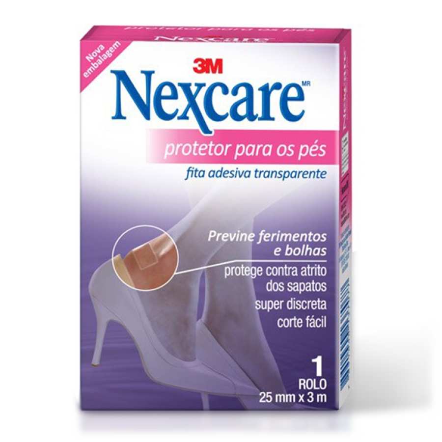 Curativo Nexcare Fita Adesiva Para Pés 25mmX3