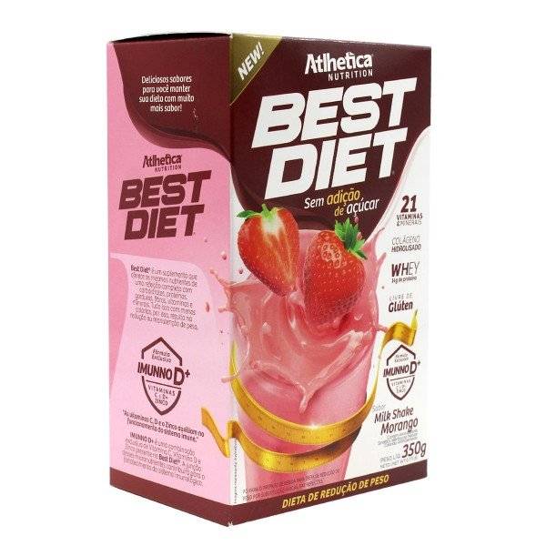 Best Diet Milk Shake 350g Morango