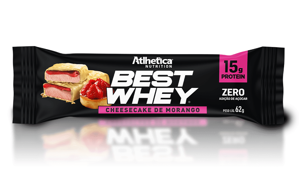 Best Whey bar Cheesecake Morango 62g