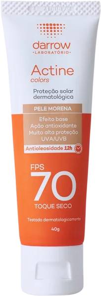 Actine Protetor Solar FPS70 40g Morena
