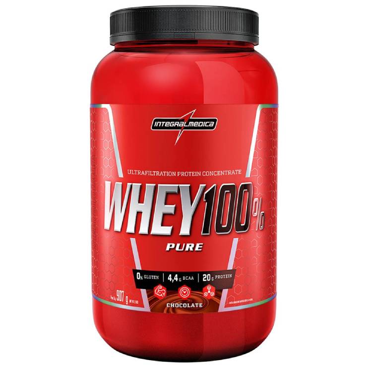 Whey 100% Pure 900g Chocolate - Integralmedica