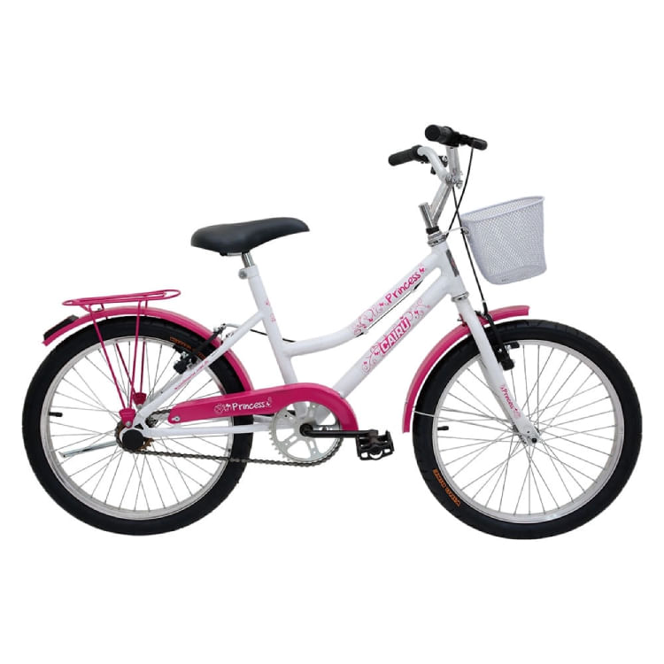 Bicicleta-Infantil-Cairu-Princess-Aro-20-Com-Cestinha-E-Garupa---Cairu