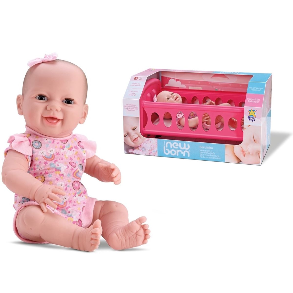 Boneca-New-Born-Com-Bercinho-8090---Divertoys-0