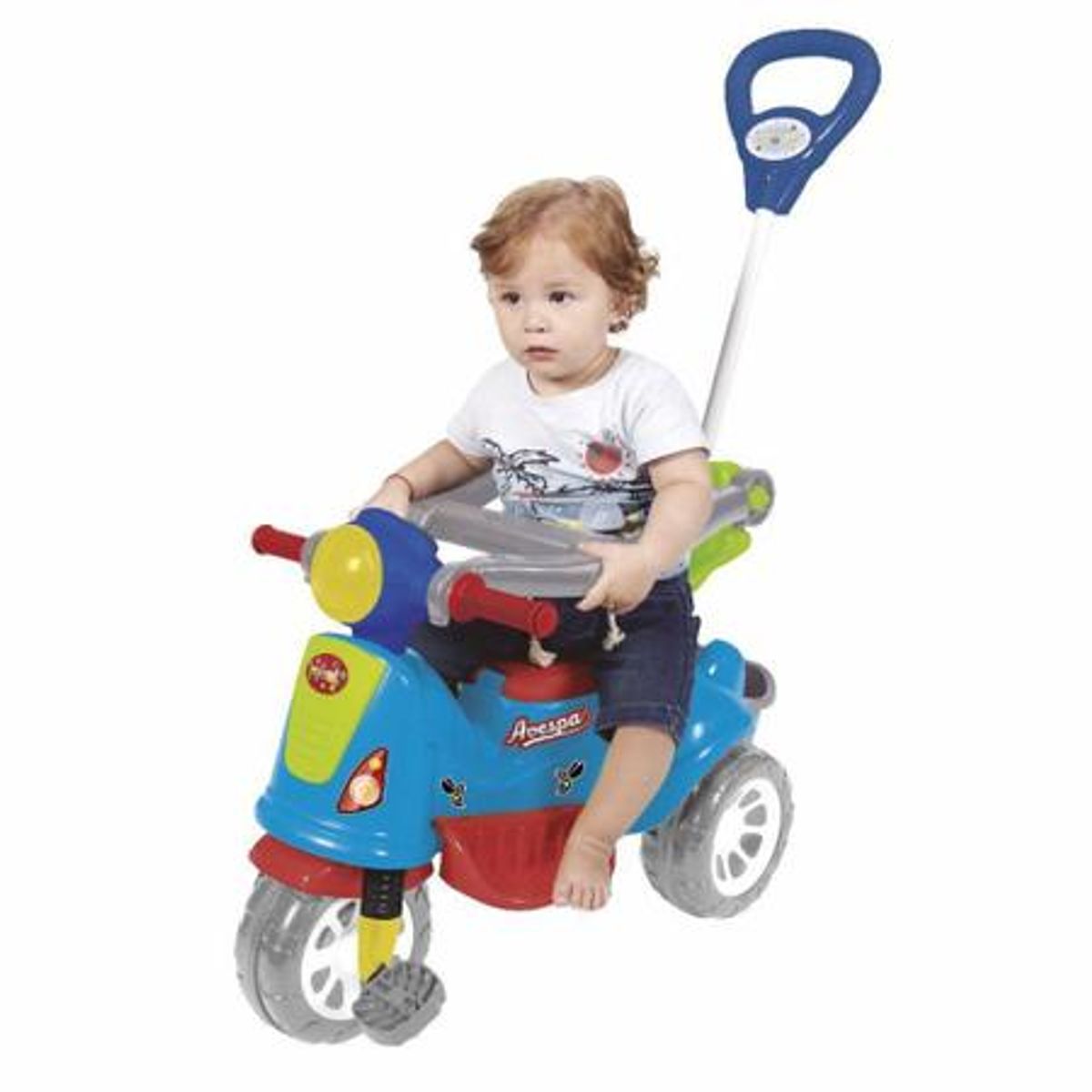 Triciclo-Infantil-Maral-Retr--Com-Empurrador-Colorido---Maral-0