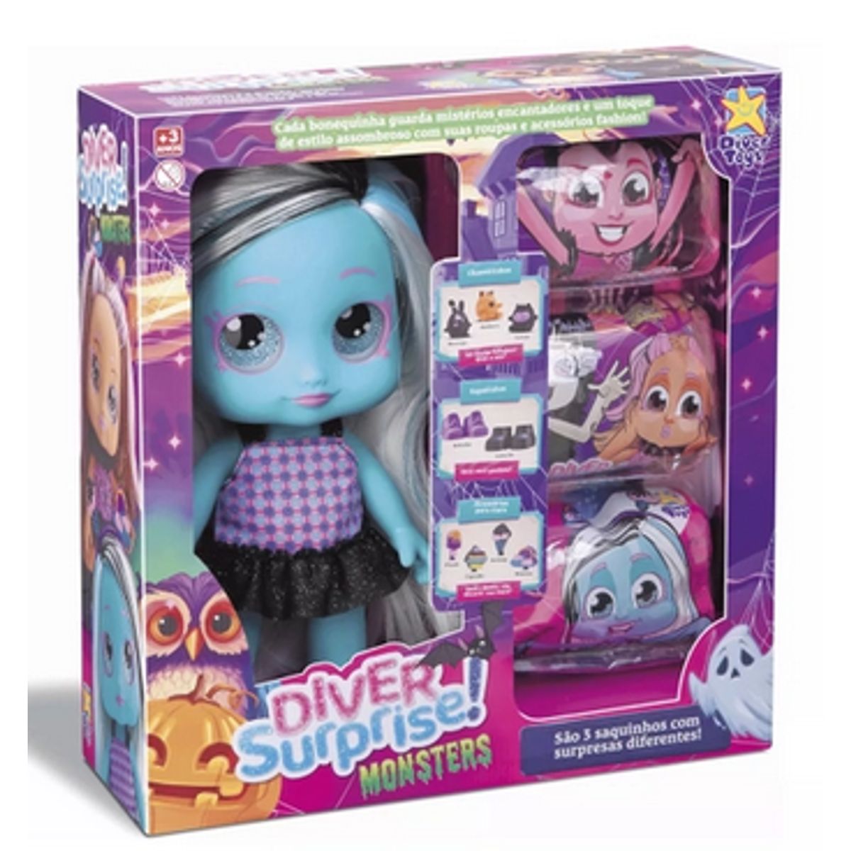 Boneca-Diver-Surprise-Monsters-Zumbelina---Divertoys-0