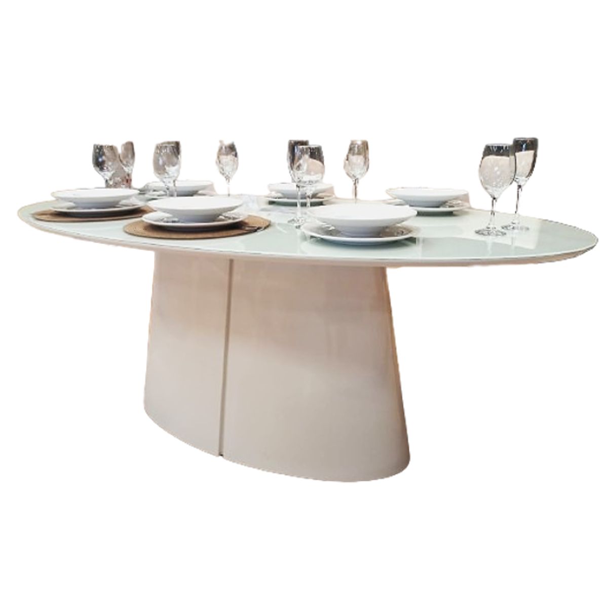 Mesa-De-Jantar-Evora-Oval-180x100-Cm-Off-White-Vidro-Off-White---Kirius-0