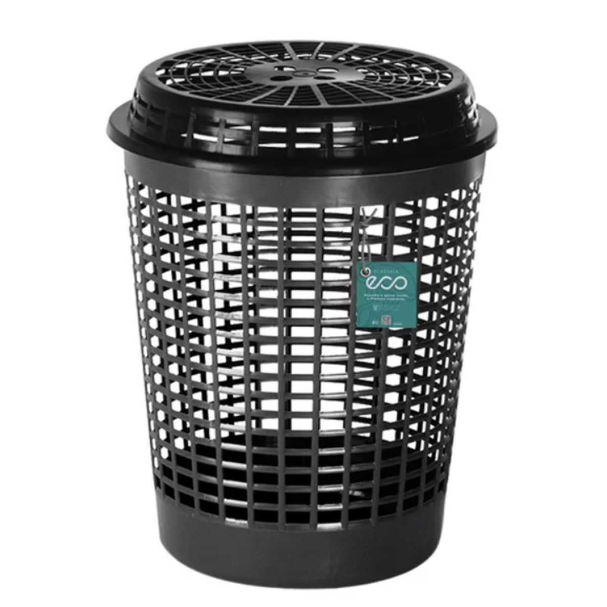 Cesto-Recycle-55l---Cor-Preto---Plasvale-0