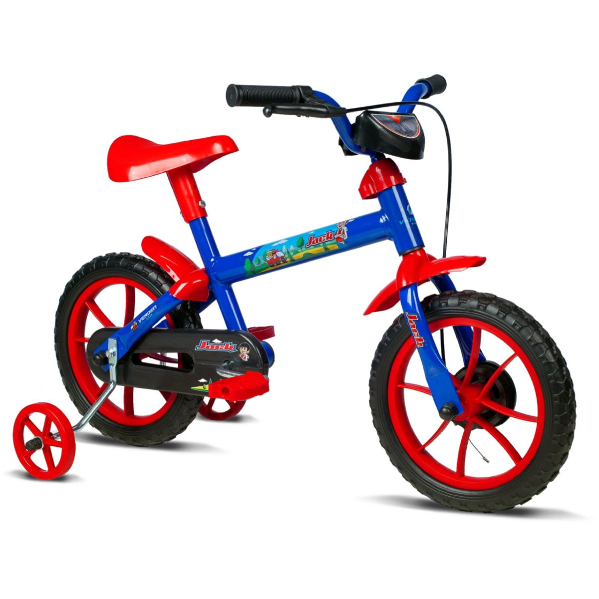 Bicicleta-Infantil-Jack-Aro-12-Com-Rodinha-Azul-E-Vermelha---Verden-0