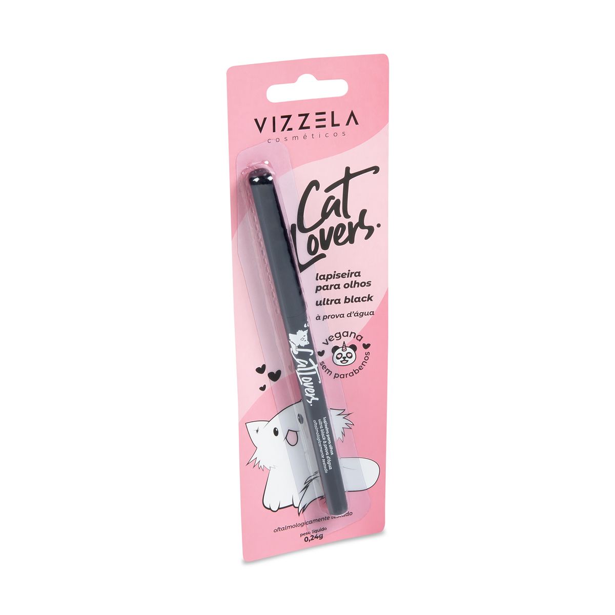 Lapiseira-Olhos-Ultra-Black-Cat-Lovers-0-24g--Vizzela-0