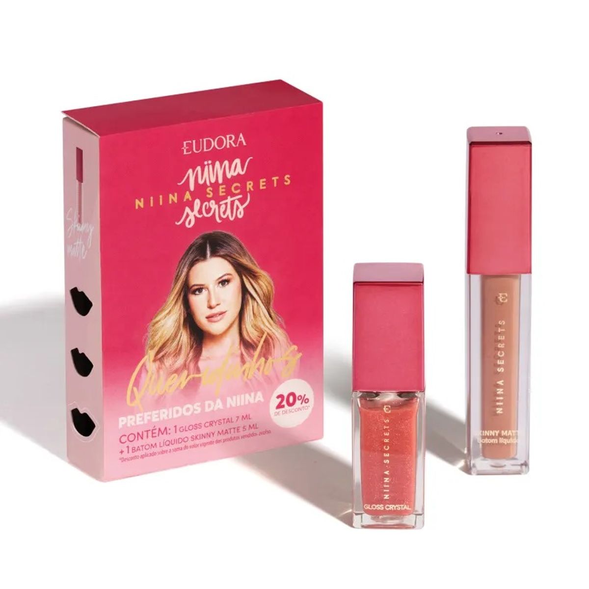 Batom-L-quido-Skinny-Matte-5ml---Gloss-Crystal-7ml-Queridinhos---Niina-Secrets-0